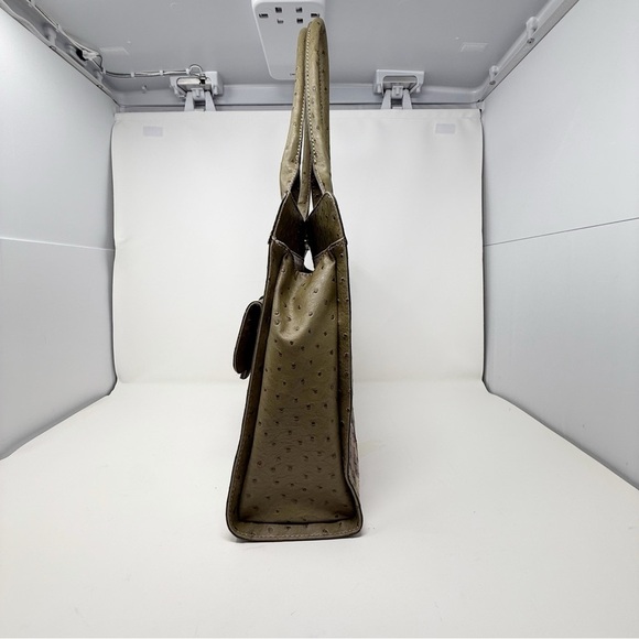 Guess Olive Green and Brown Tote Bag - Picture 4 of 15